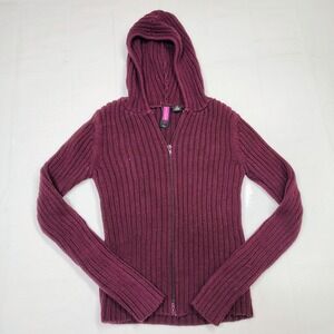 Say What Burgundy Ribbed Cropped Cardigan Quarter Zip Y2K Coquette Soft Girl